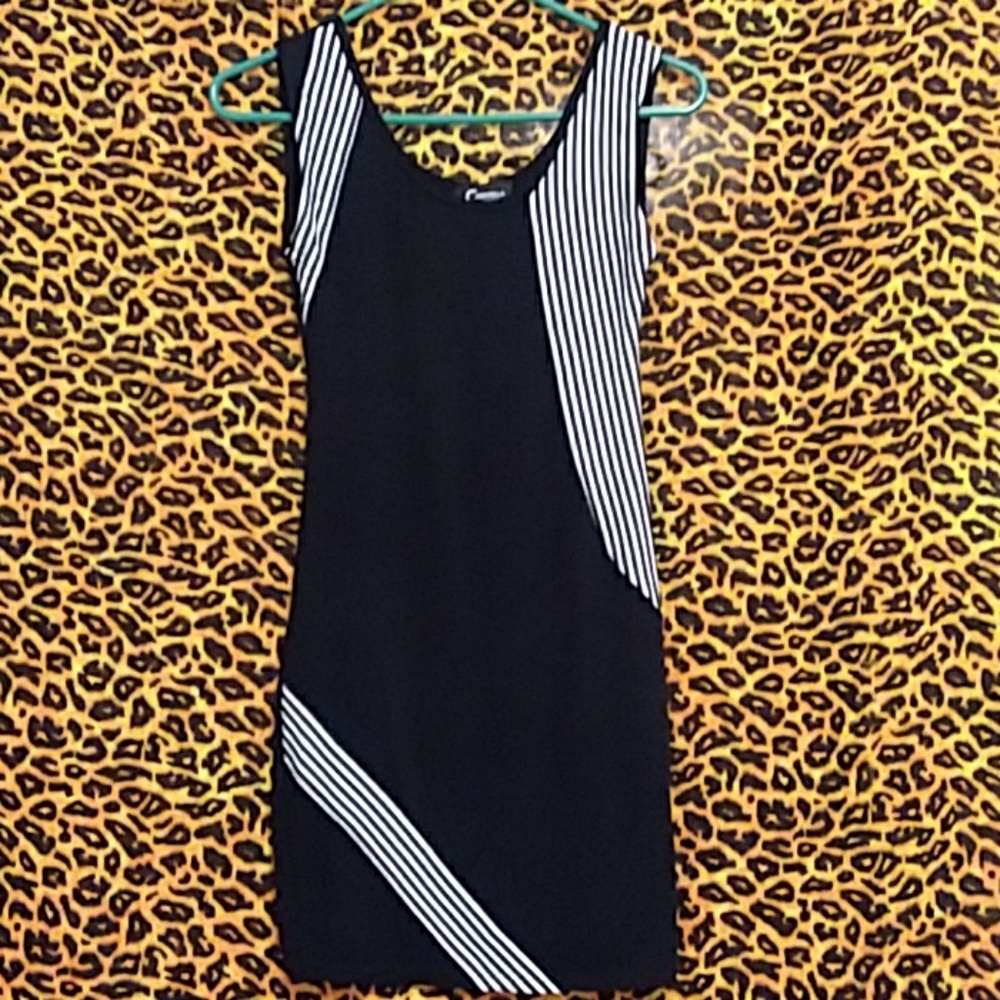 Black and white dress